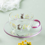 Studio Ghibli Kiki’s Delivery Service Jiji Flower Bouquet Complete Tea Set