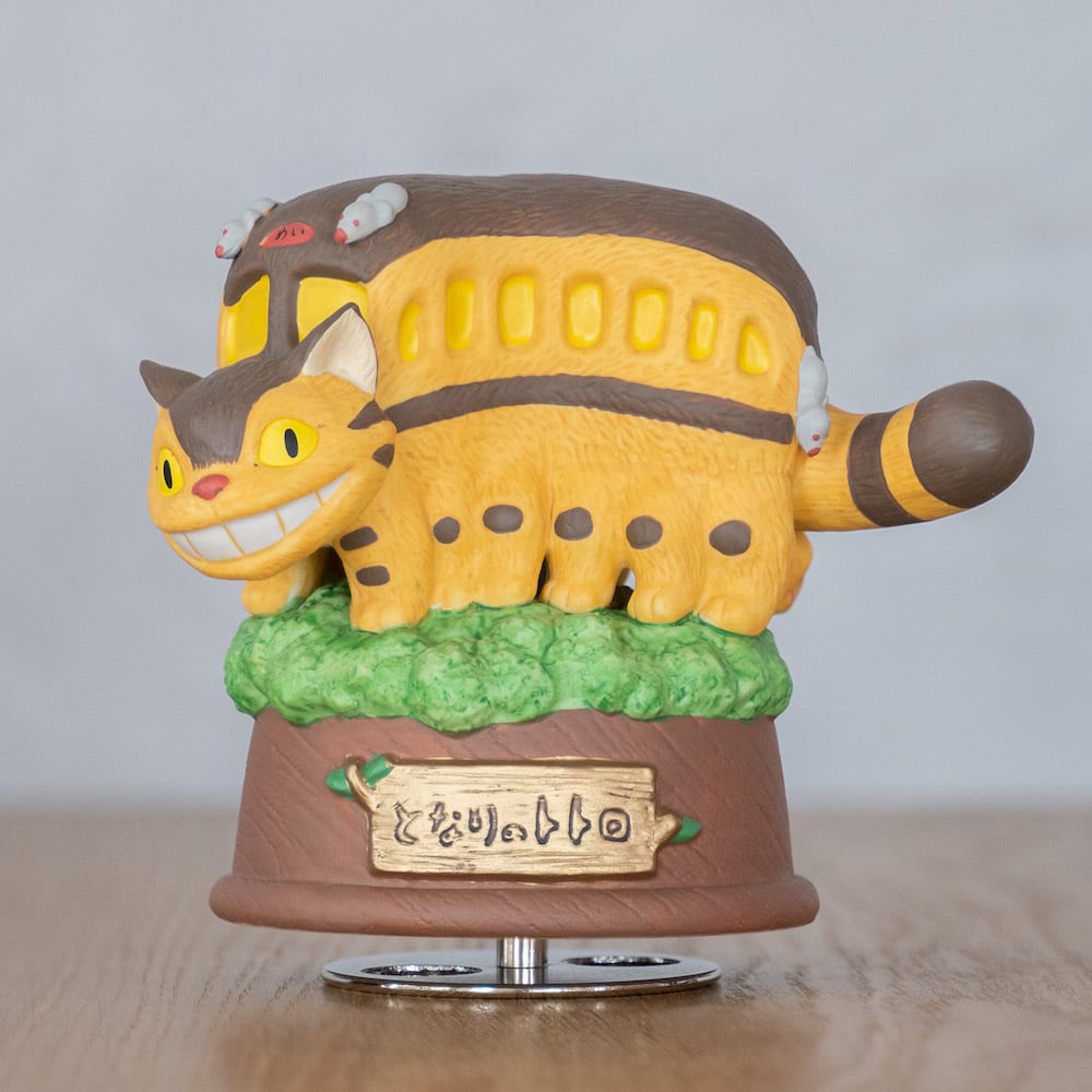 Studio Ghibli My Neighbor Totoro Catbus in Tree Porcelain Music Box