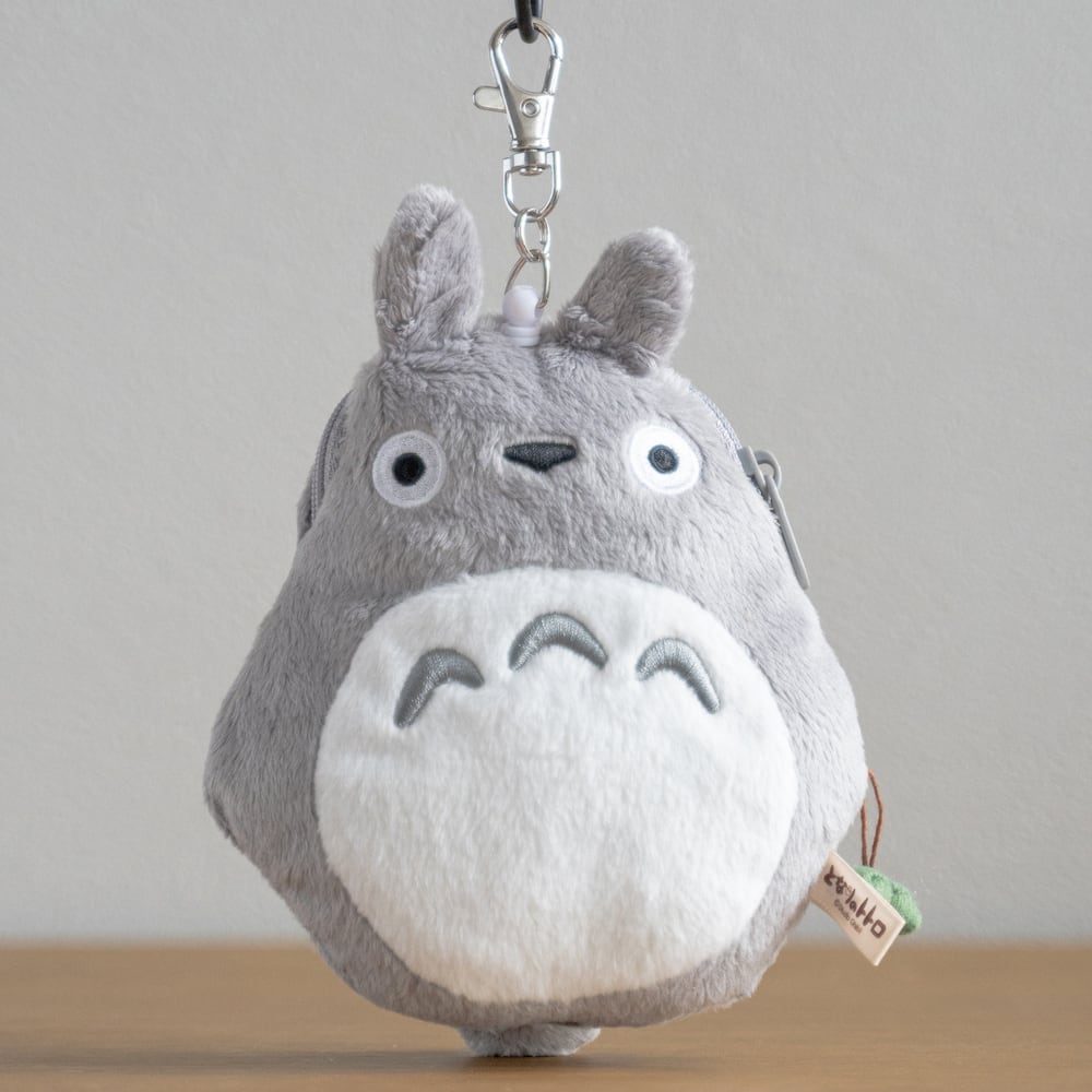 Studio Ghibli Large Totoro Reel Pass Case Card Holder with Zipper Pouch