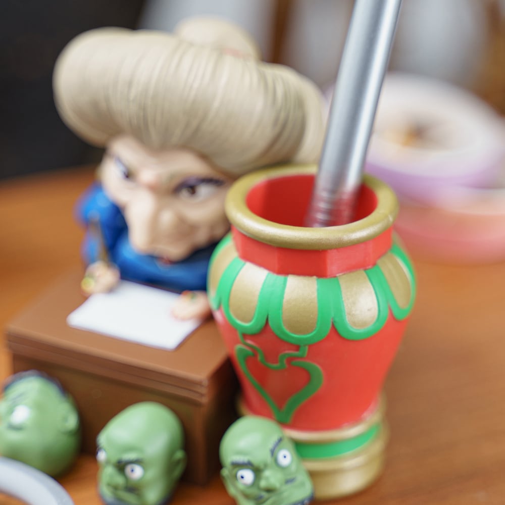 Studio Ghibli Spirited Away Yubaba & Kashira Seal Holder and Pen Stand