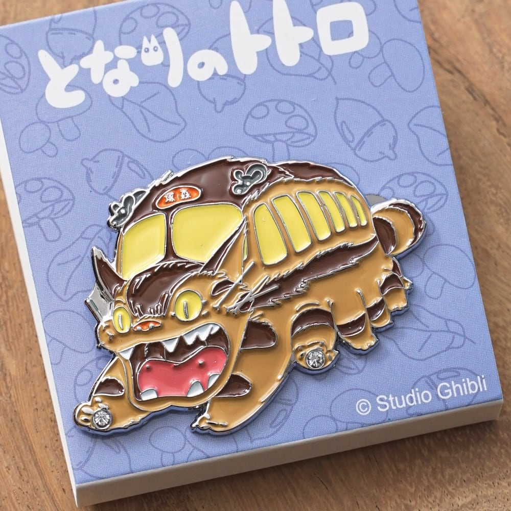 Studio Ghibli My Neighbour Totoro Catbus Metal Brooch GB-06