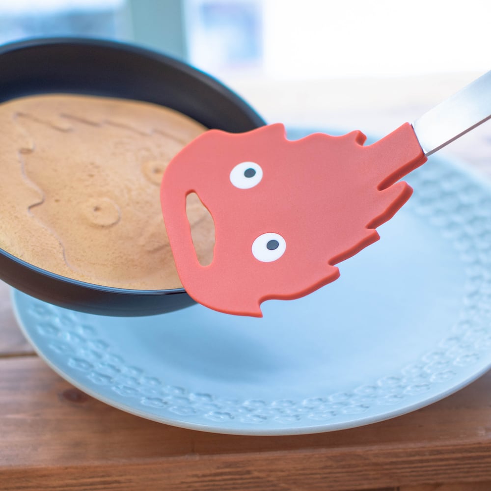 Studio Ghibli Howl’s Moving Castle Calcifer Frying Pan & Spatula Kitchen Set