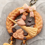 Studio Ghibli Kiki’s Delivery Service Guchokipanya Bread Wreath 3D Keyring