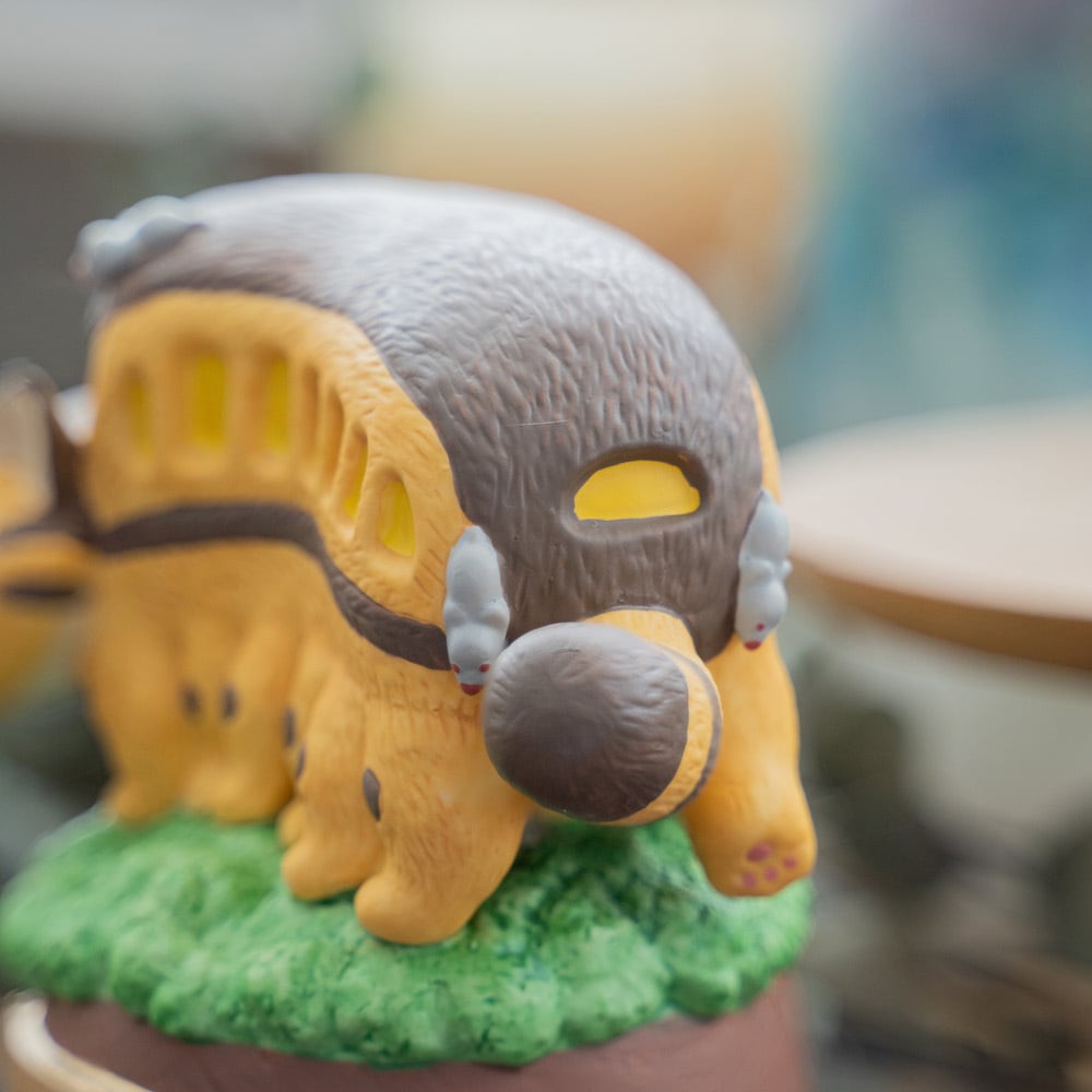 Studio Ghibli My Neighbor Totoro Catbus in Tree Porcelain Music Box