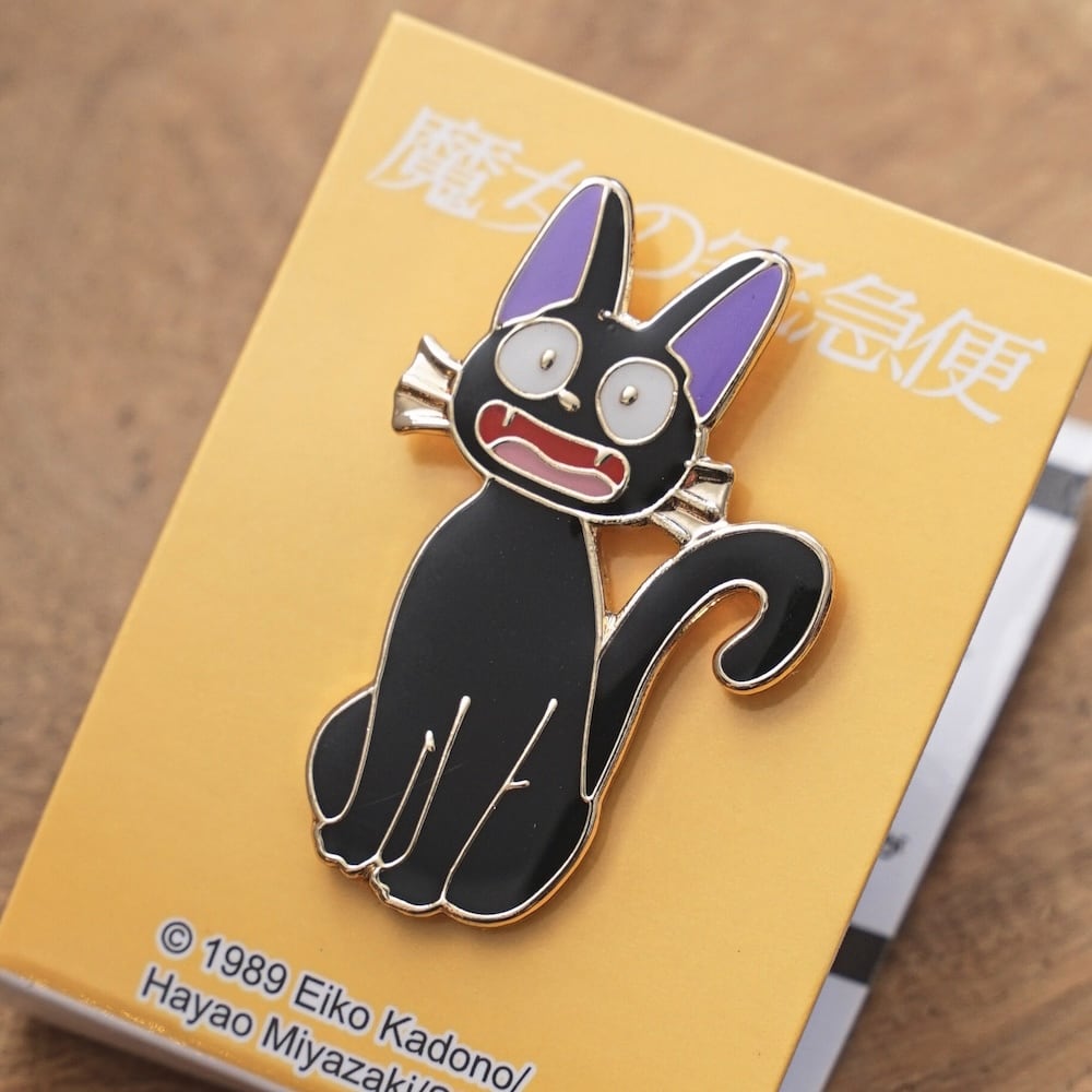 Studio Ghibli Kiki's Delivery Service Smiling Jiji Pin Badge MH-02A