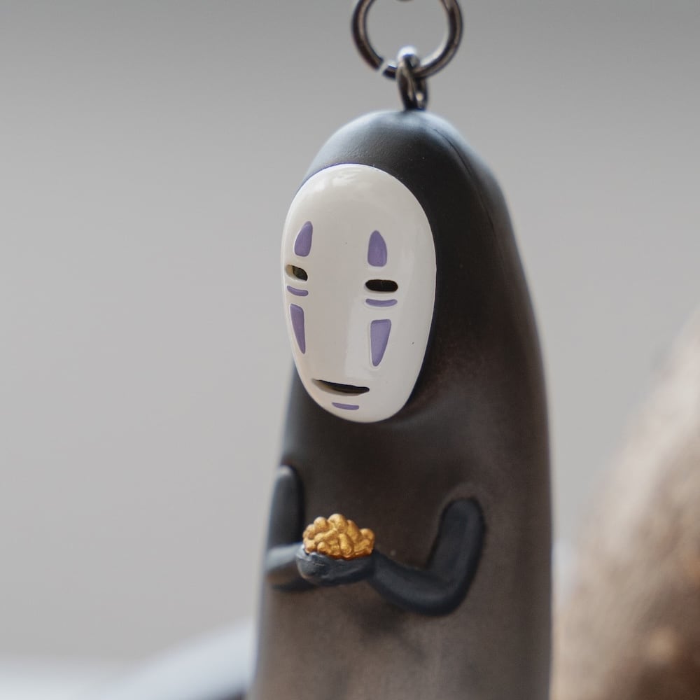 Studio Ghibli Spirited Away No-Face Gold Nugget 3D Keyring