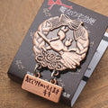 Studio Ghibli Kiki's Delivery Service Jiji Wreath Sign Pin Badge MH-15A