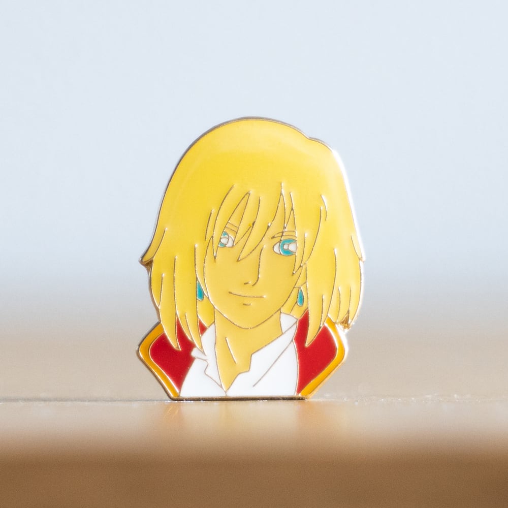 Studio Ghibli Howl's Moving Castle Howl Pin Badge H-01