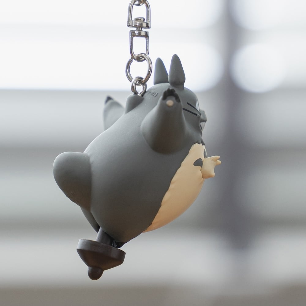 Studio Ghibli My Neighbour Totoro Spinning Top Totoro 3D Keyring