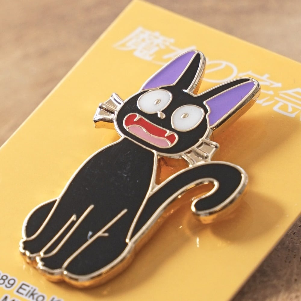 Studio Ghibli Kiki's Delivery Service Smiling Jiji Pin Badge MH-02A