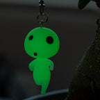 Studio Ghibli Princess Mononoke Kodama Moving Glow-in-the-Dark Keyring