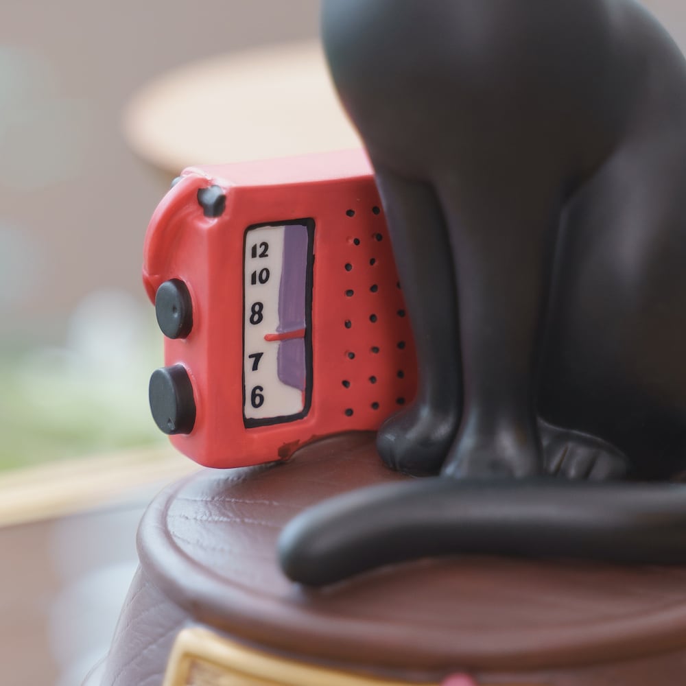 Studio Ghibli Kiki’s Delivery Service Jiji & Radio Porcelain Music Box