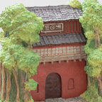 Studio Ghibli Spirited Away Stone Guardian Tunnel Diorama Tray & Paperweight