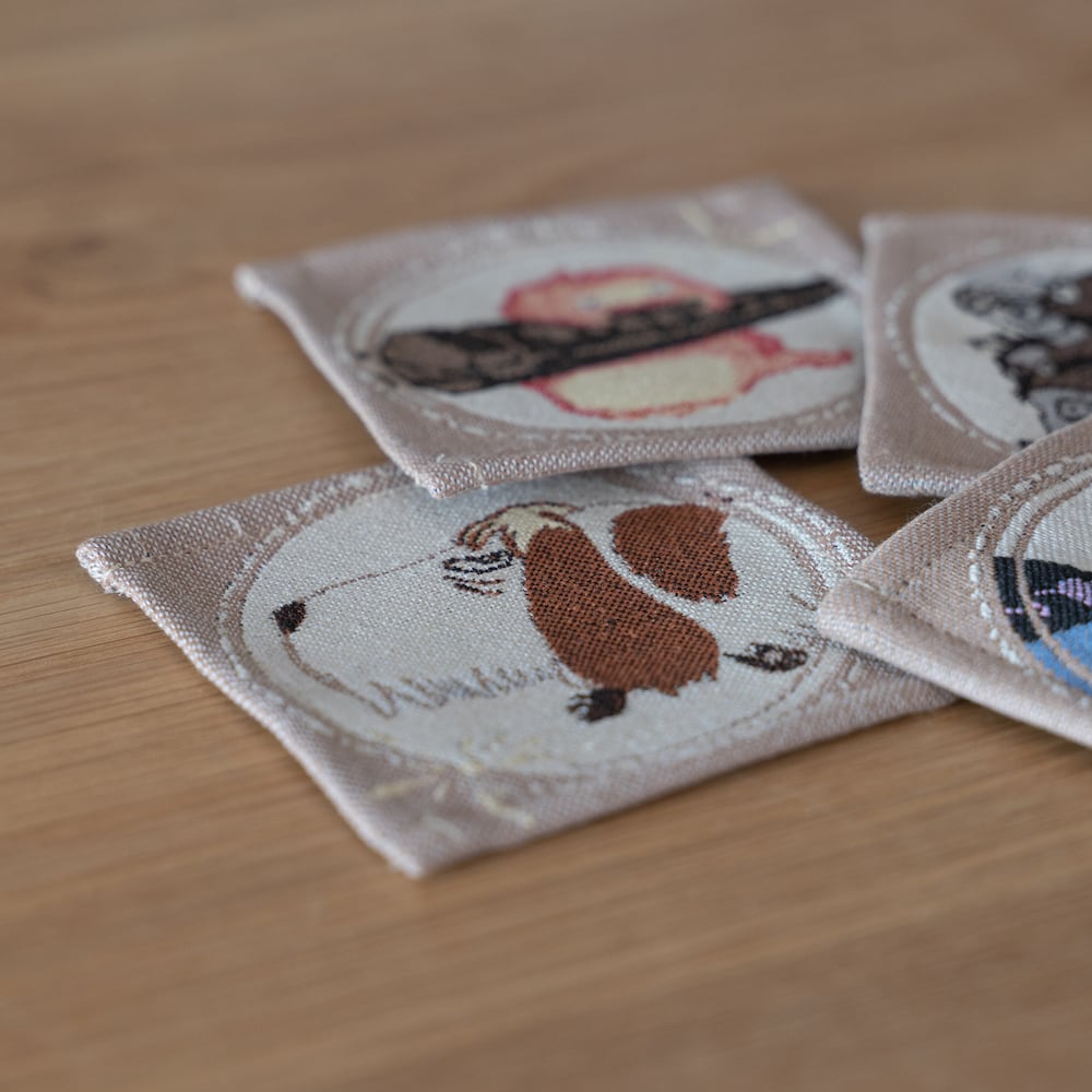 Studio Ghibli Howl’s Moving Castle Gobelin Woven Coaster Set of 4