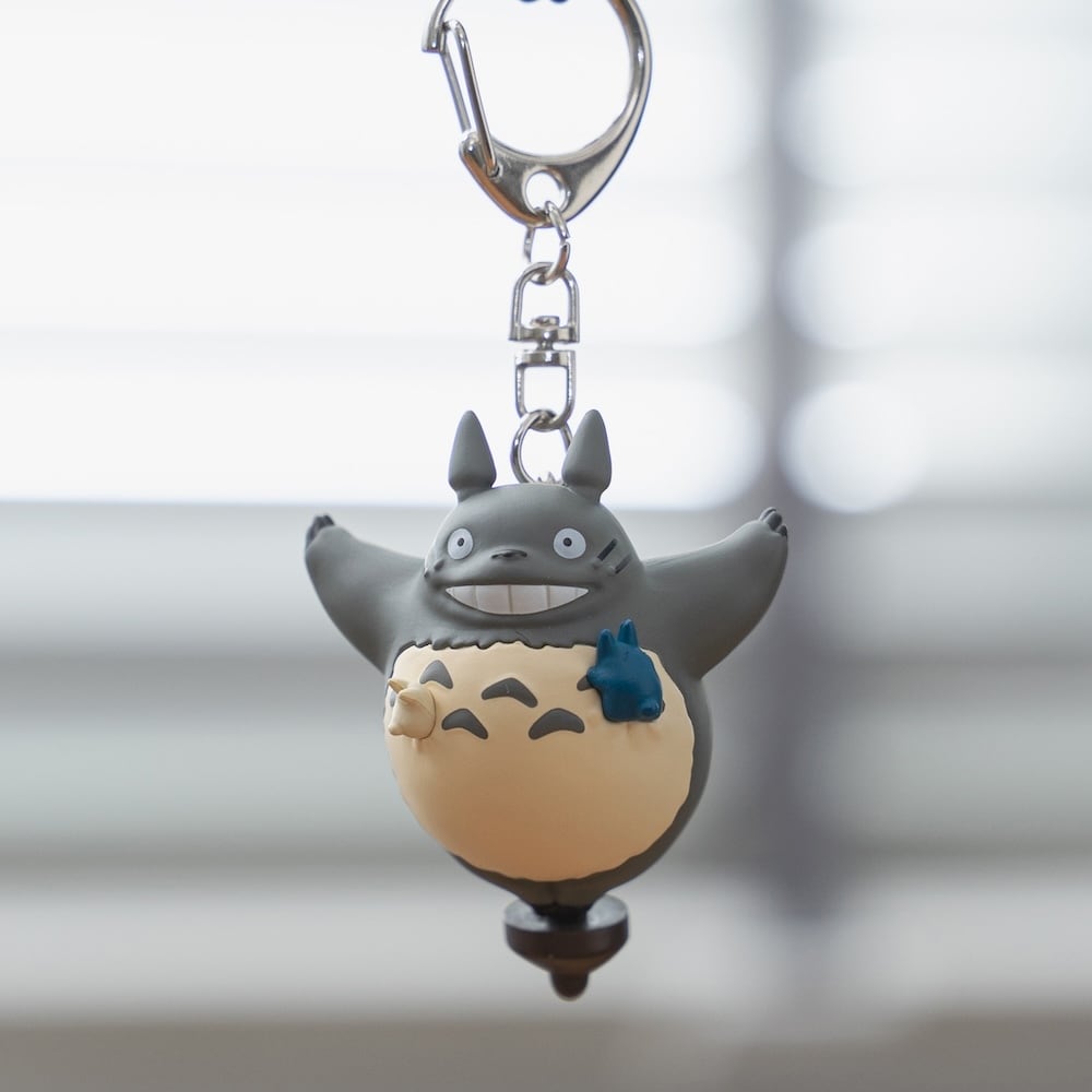 Studio Ghibli My Neighbour Totoro Spinning Top Totoro 3D Keyring
