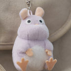 Studio Ghibli Spirited Away Boh Mouse Fluffy Plush Keychain K-9902