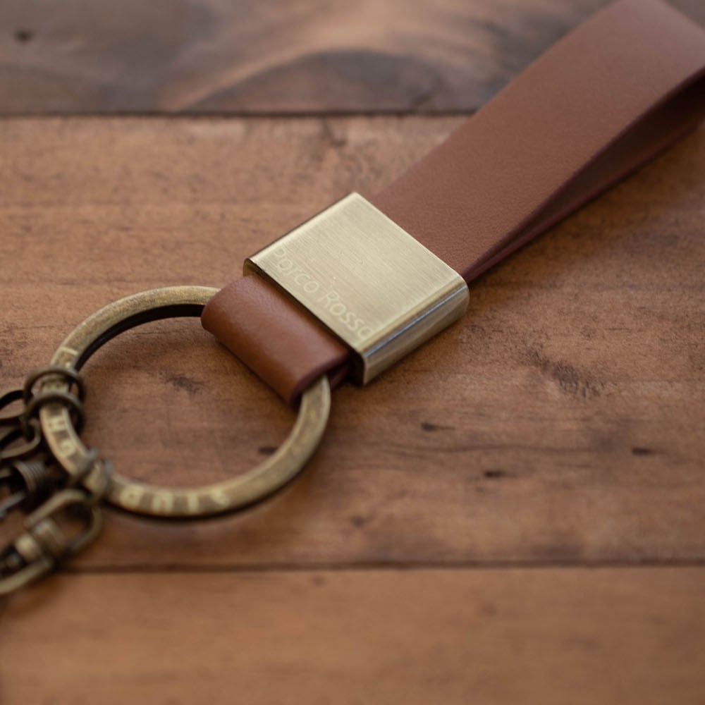 Studio Ghibli Porco Rosso Porco Genuine Leather Keyring