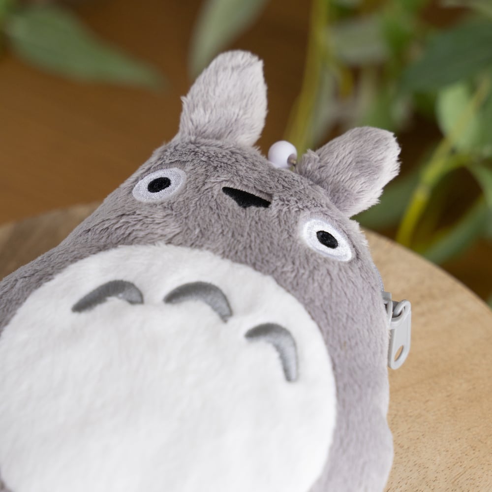 Studio Ghibli Large Totoro Reel Pass Case Card Holder with Zipper Pouch