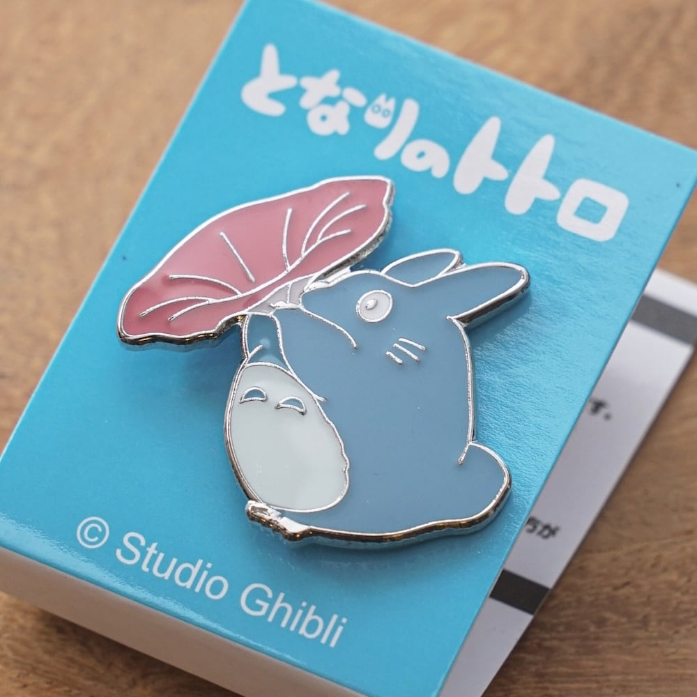 Studio Ghibli My Neighbour Totoro Medium Totoro Morning Glory Pin Badge T-30