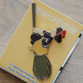 Studio Ghibli Kiki's Delivery Service Kiki on Broom Pin Badge MH-04A