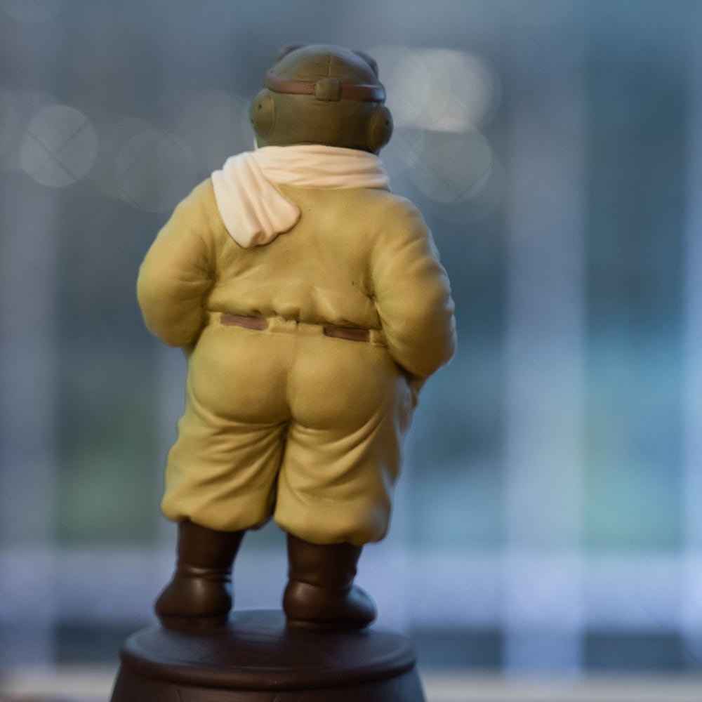 Studio Ghibli Porco Rosso Porco in Flight Suit Porcelain Music Box