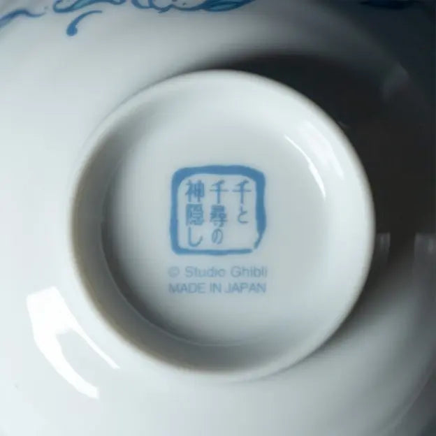 Studio Ghibli Spirited Away No-Face Sea of Waves Japanese Rice Bowl – 11cm
