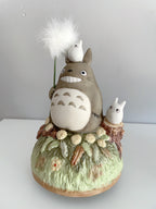 Studio Ghibli My Neighbor Totoro Dandelion Music Box Rotating Ceramic Ornament