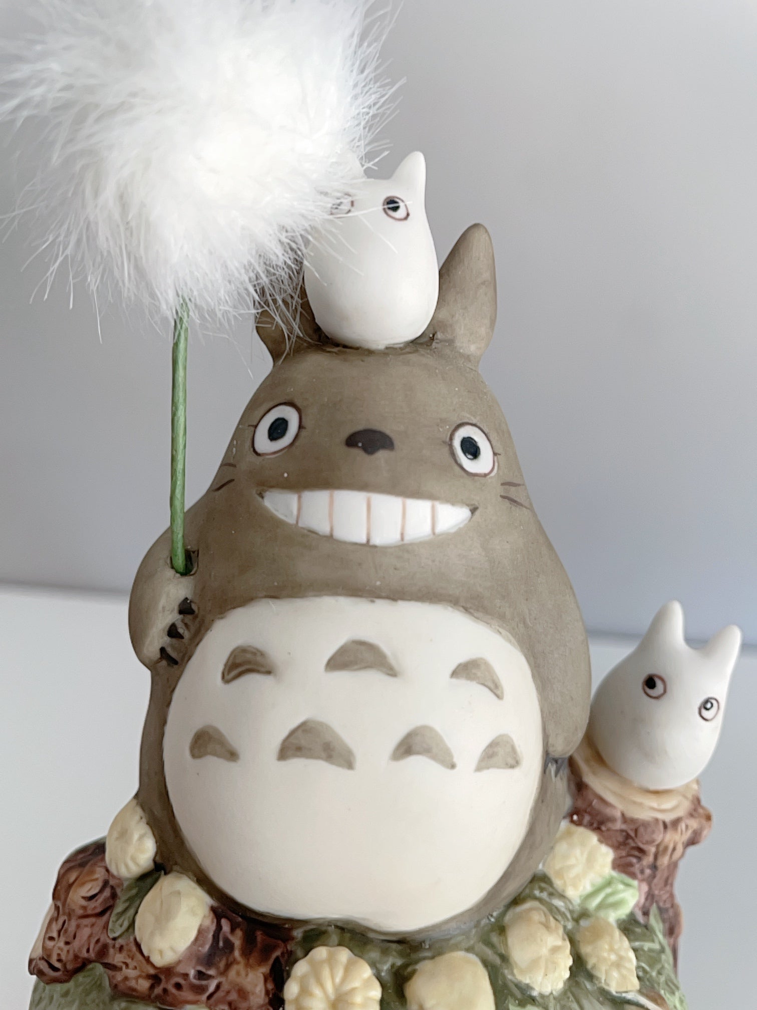 Studio Ghibli My Neighbor Totoro Dandelion Music Box Rotating Ceramic Ornament