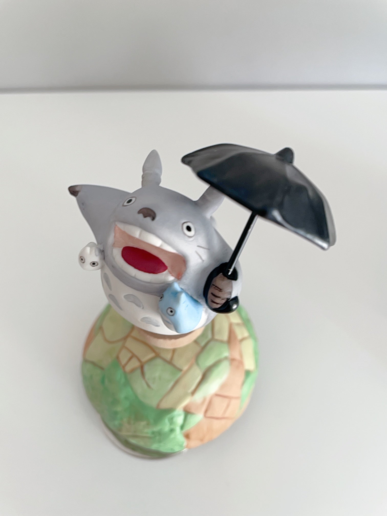Studio Ghibli My Neighbor Totoro Roar Music Box Sanpo Melody Rotating Ceramic Ornament