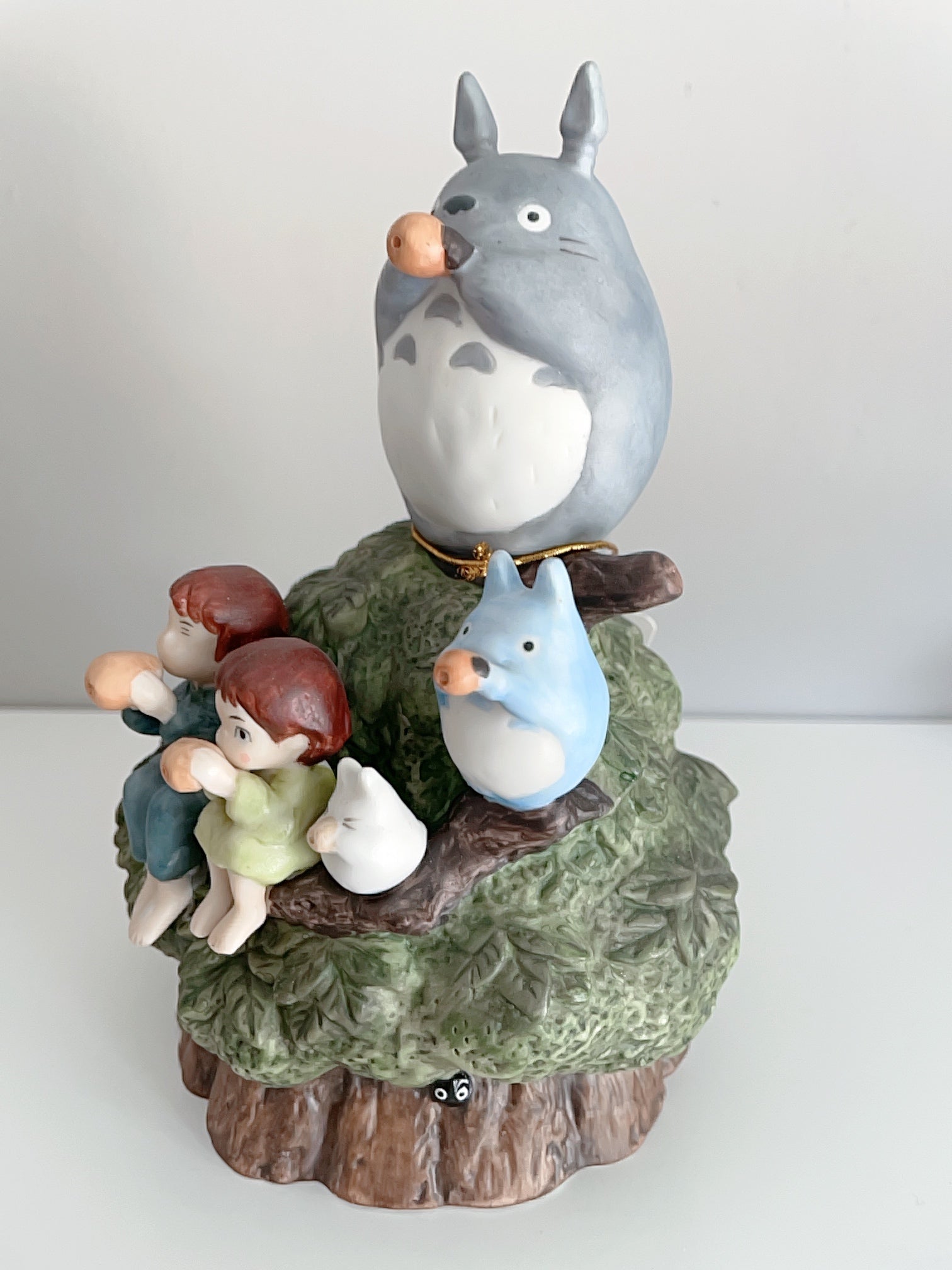 Studio Ghibli My Neighbor Totoro Camphor Tree Music Box Rare Vintage Sekiguchi Ceramic Collectible