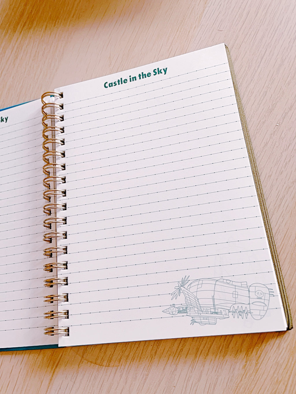 Studio Ghibli Castle in the Sky Laputa B6 Spiral Notebook