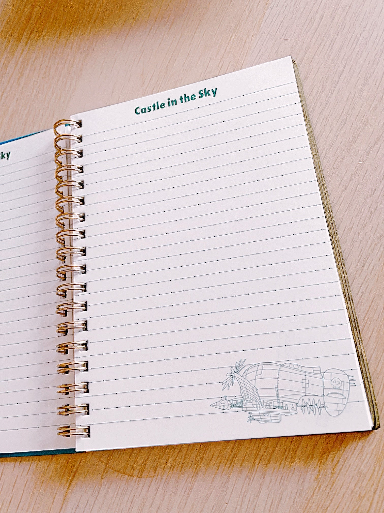 Studio Ghibli Castle in the Sky Laputa B6 Spiral Notebook