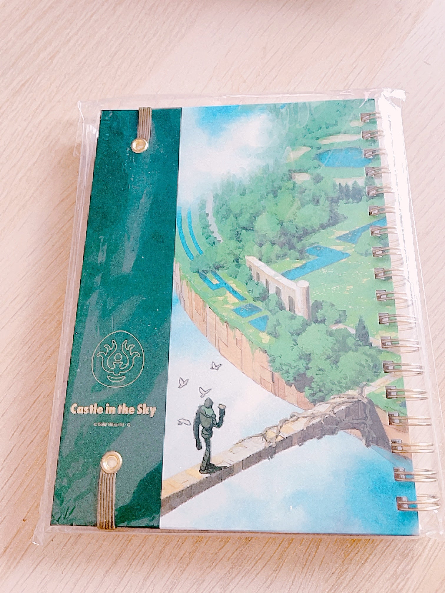 Studio Ghibli Castle in the Sky Laputa B6 Spiral Notebook