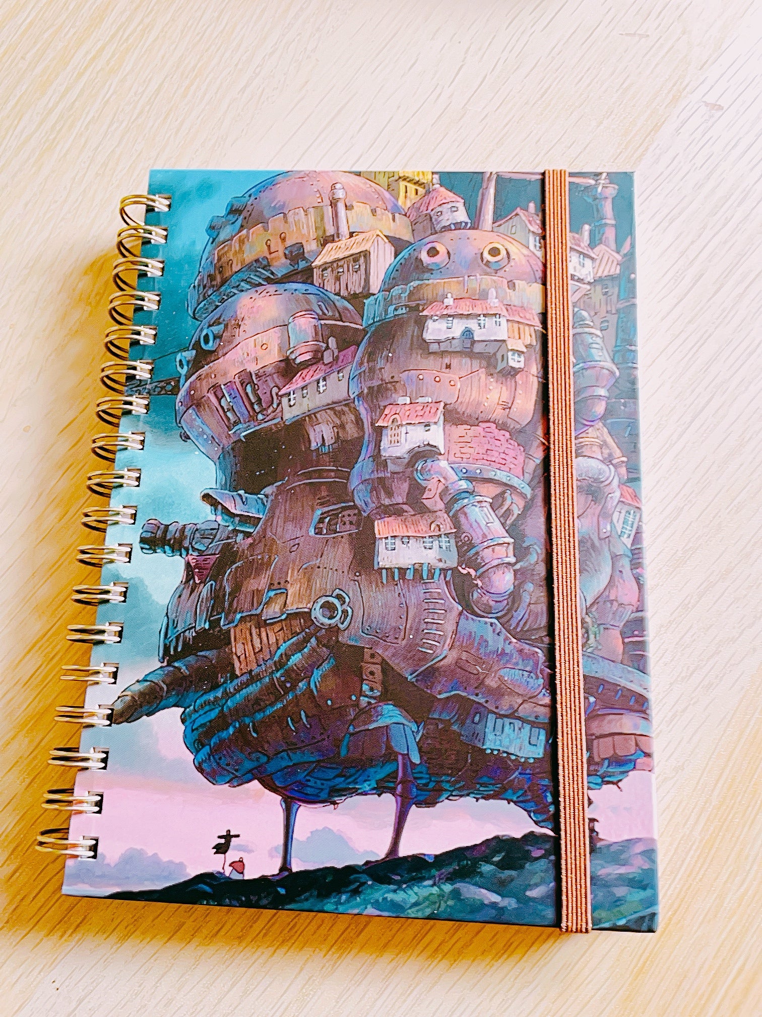 Studio Ghibli Howl’s Moving Castle B6 Spiral Notebook