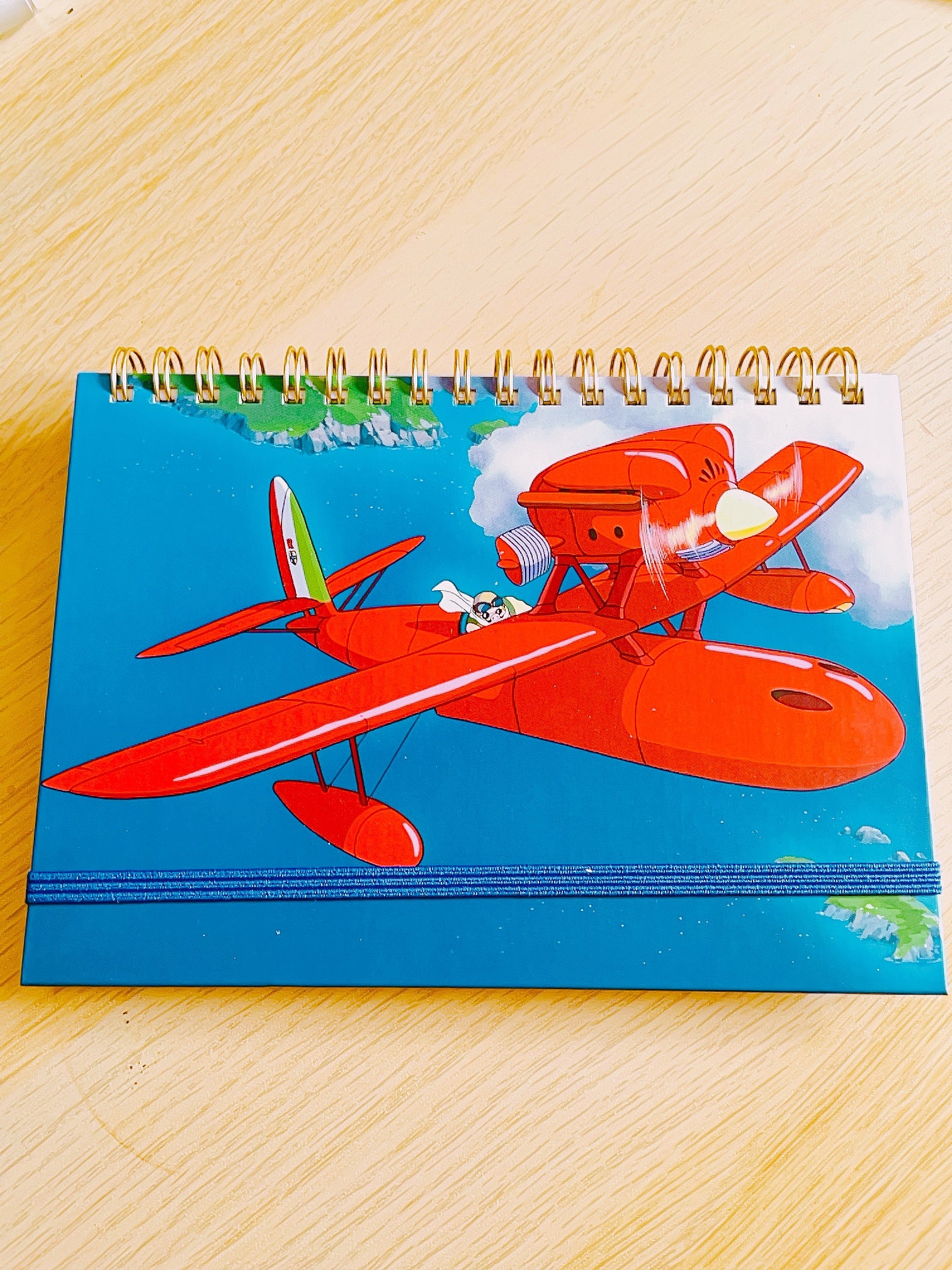 Studio Ghibli Porco Rosso Savoia B6 Spiral Notebook