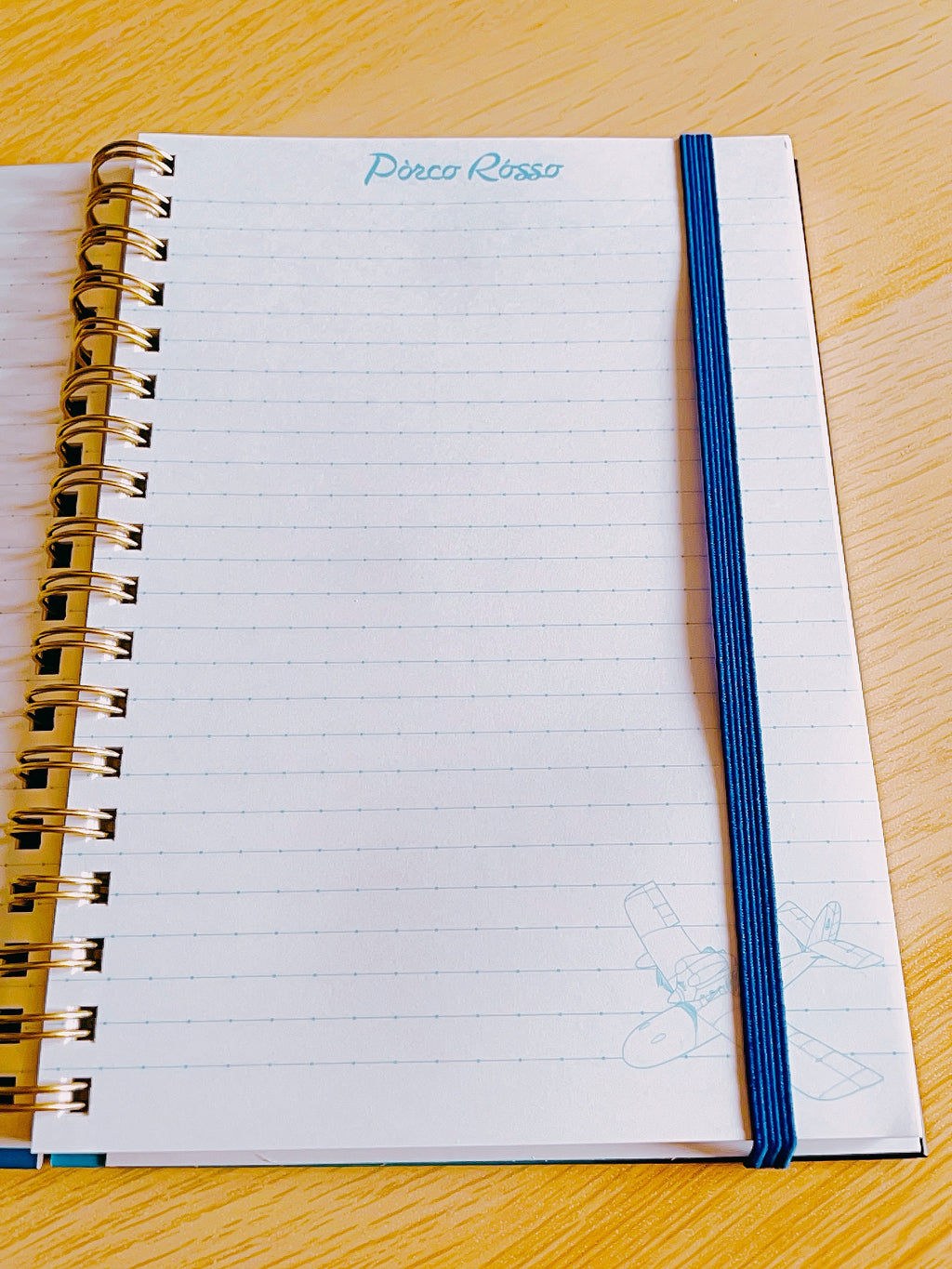 Studio Ghibli Porco Rosso Savoia B6 Spiral Notebook