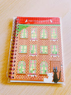 Studio Ghibli Kiki’s Delivery Service Window Scene B6 Spiral Notebook