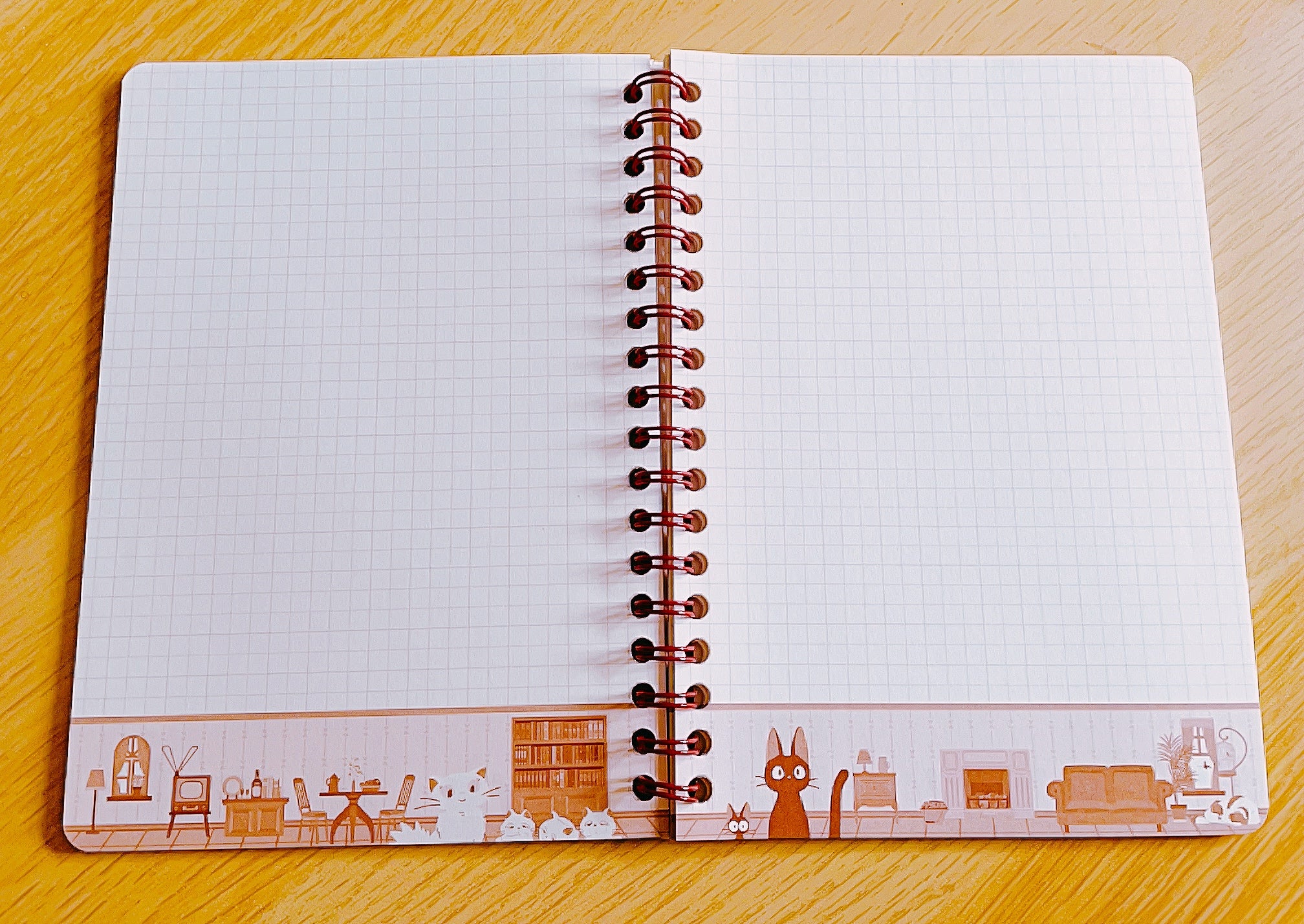 Studio Ghibli Kiki’s Delivery Service Window Scene B6 Spiral Notebook