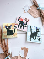 Studio Ghibli Kiki’s Delivery Service Jiji Memo Pad Set – 3 Designs