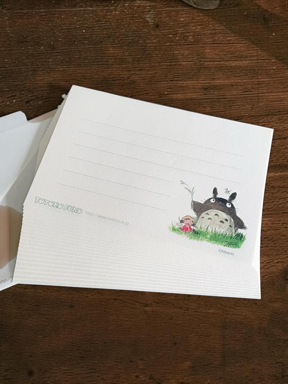 Studio Ghibli My Neighbour Totoro Ichigyo-sen Writing Paper Pack – Totoro Fund Exclusive