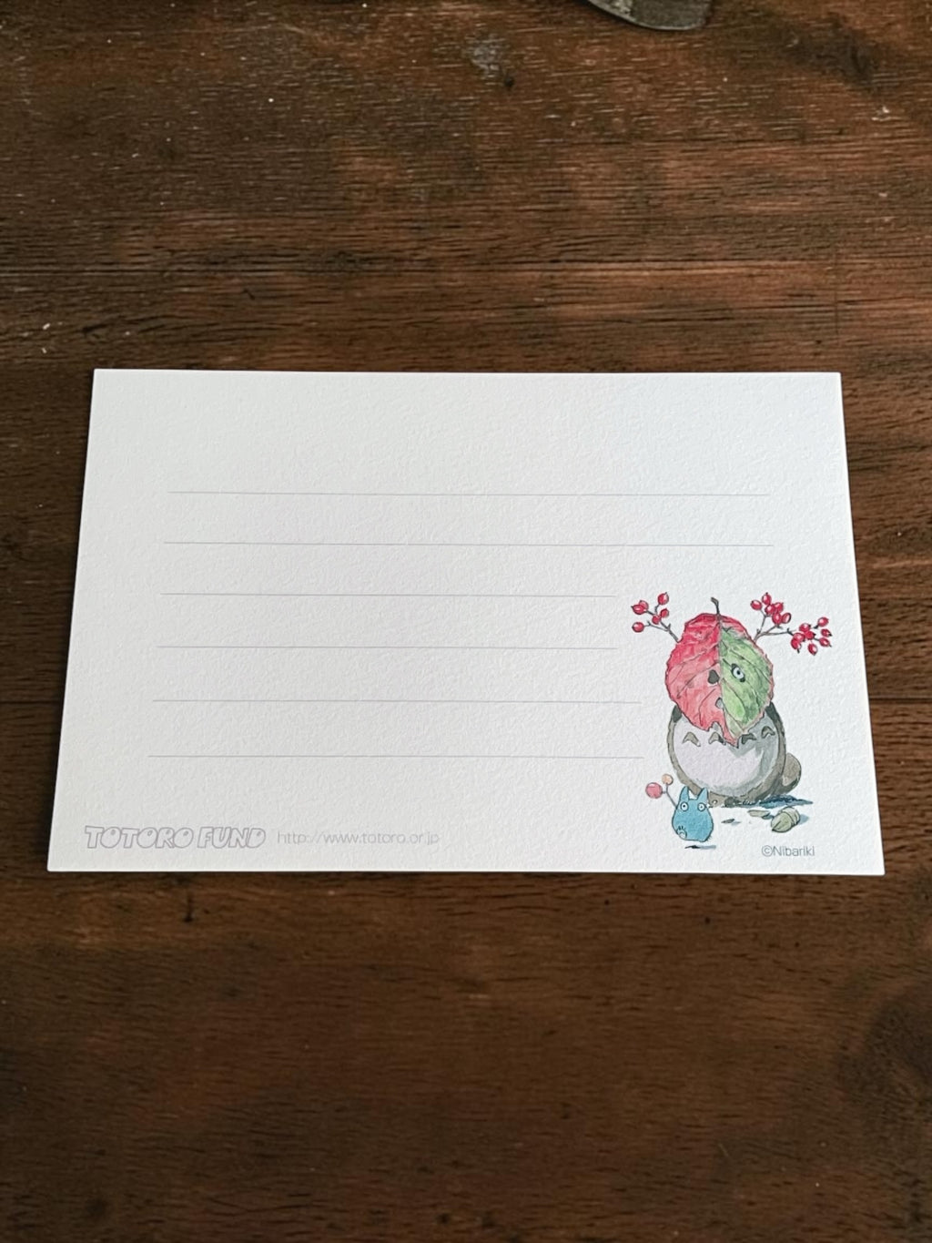 Studio Ghibli My Neighbour Totoro Ichigyo-sen Writing Paper Pack – Totoro Fund Exclusive