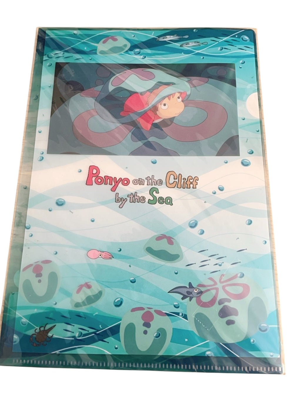 Studio Ghibli Ponyo A5 Clear File Folder – Underwater Design