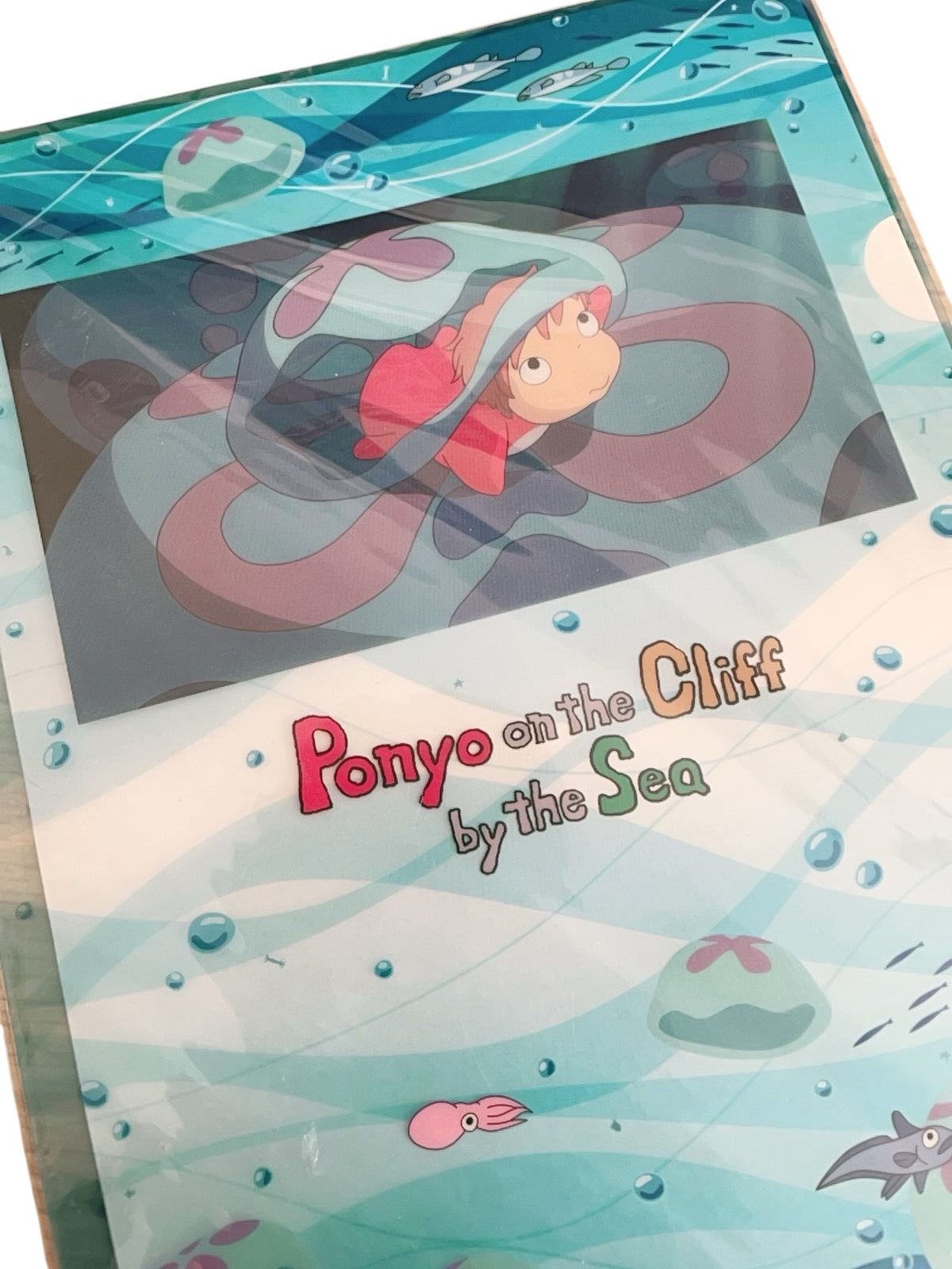 Studio Ghibli Ponyo A5 Clear File Folder – Underwater Design