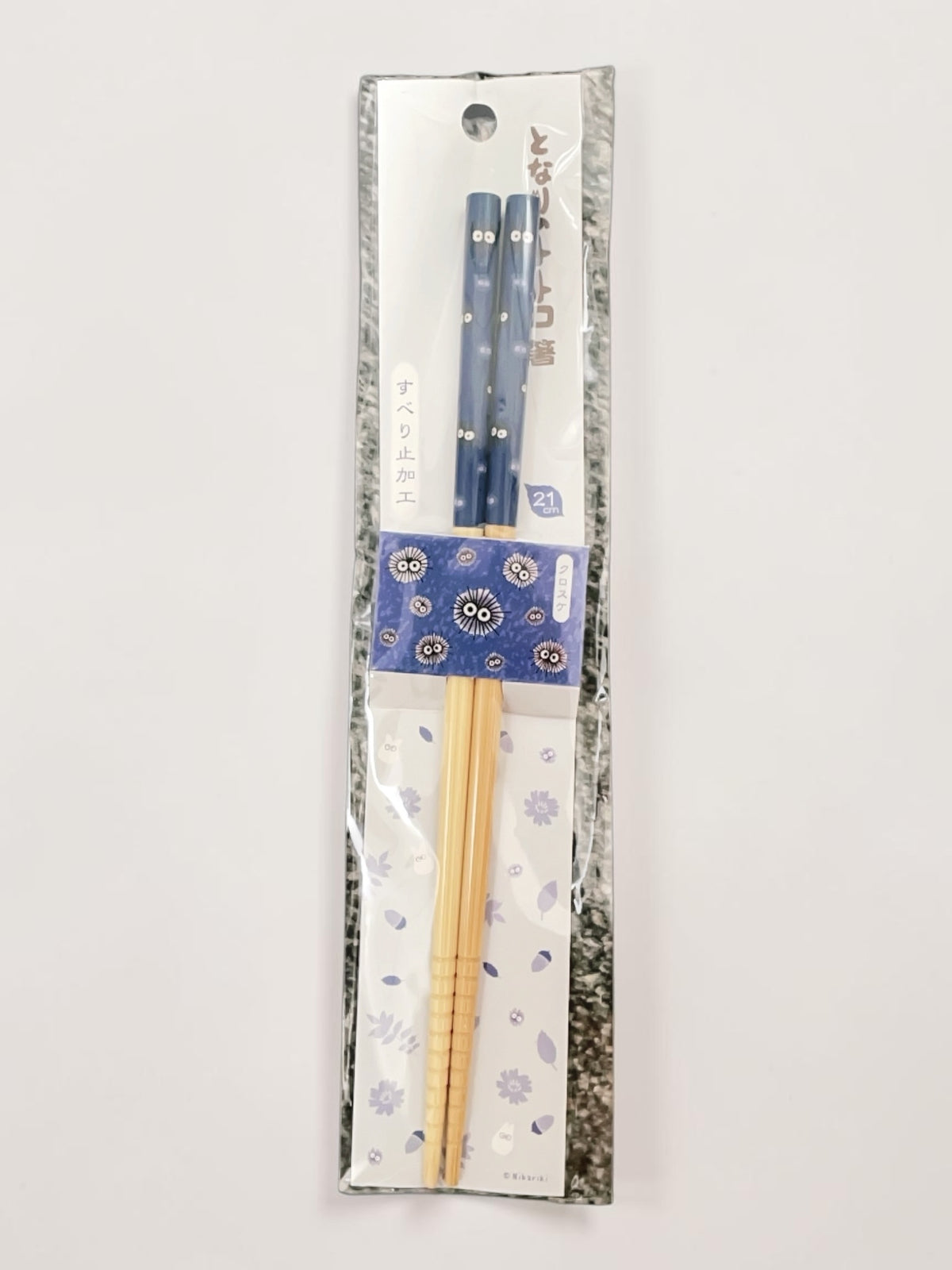 Studio Ghibli My Neighbor Totoro Natural Bamboo Chopsticks 21cm – Cross Design Made in Japan