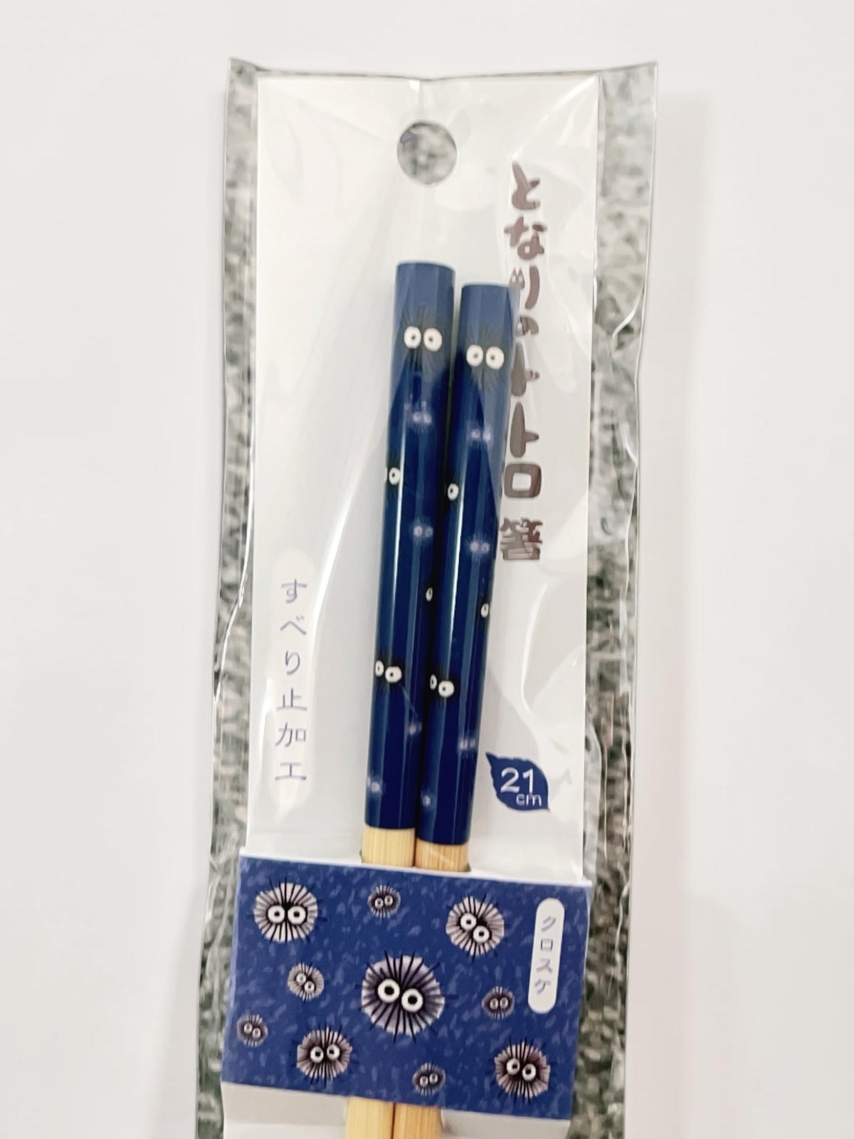 Studio Ghibli My Neighbor Totoro Natural Bamboo Chopsticks 21cm – Cross Design Made in Japan