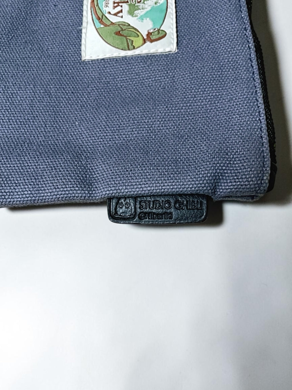 Studio Ghibli GBL Castle in the Sky Laputa Blue Flat Pouch 20 × 15cm