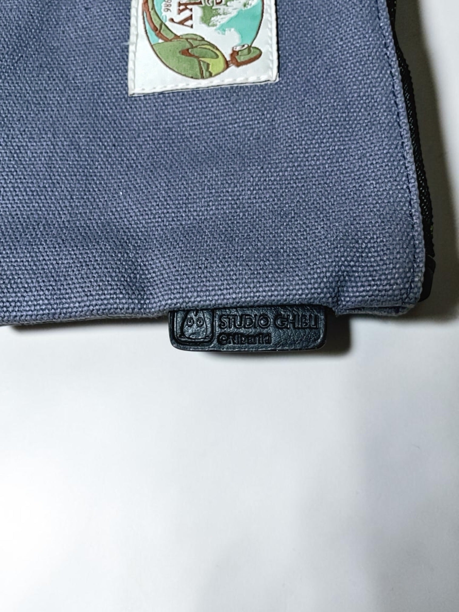 Studio Ghibli GBL Castle in the Sky Laputa Blue Flat Pouch 20 × 15cm