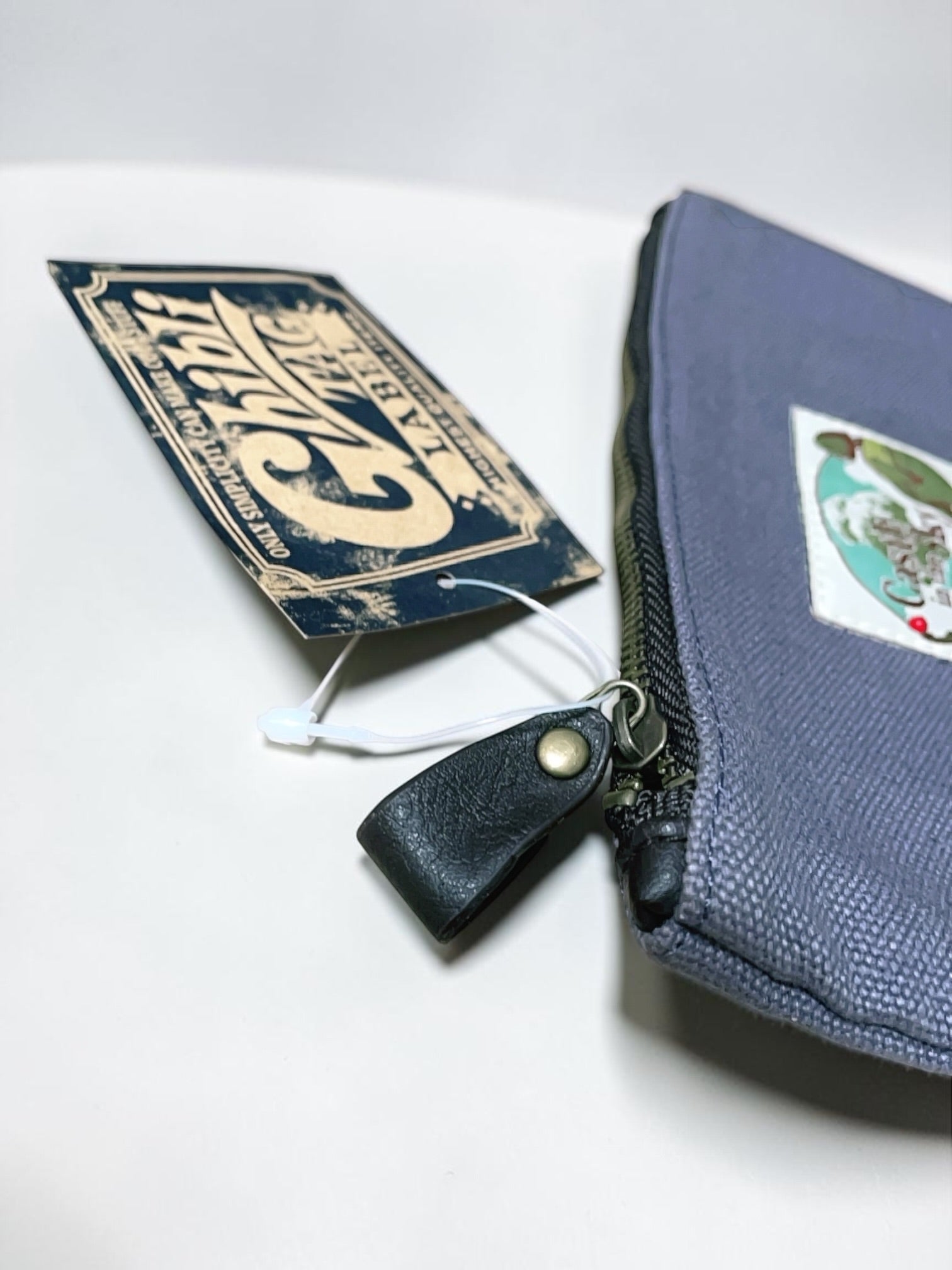 Studio Ghibli GBL Castle in the Sky Laputa Blue Flat Pouch 20 × 15cm