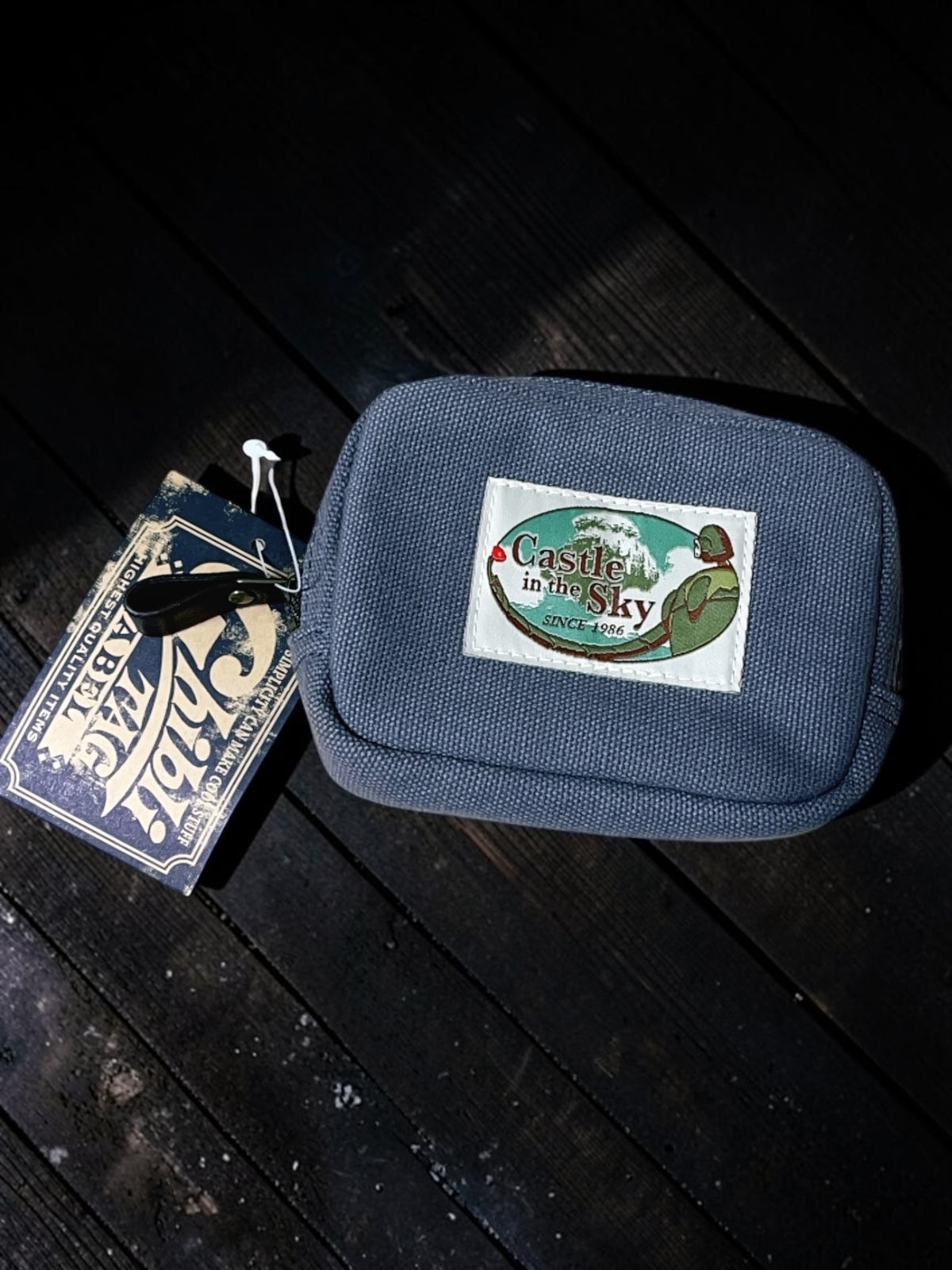 Studio Ghibli GBL Castle in the Sky Laputa Mini Pouch Blue 12 × 9cm