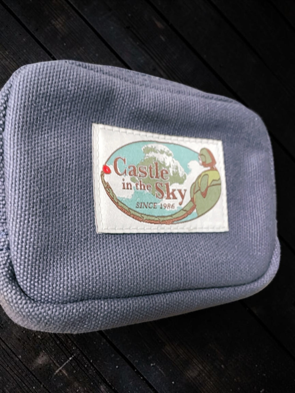 Studio Ghibli GBL Castle in the Sky Laputa Mini Pouch Blue 12 × 9cm